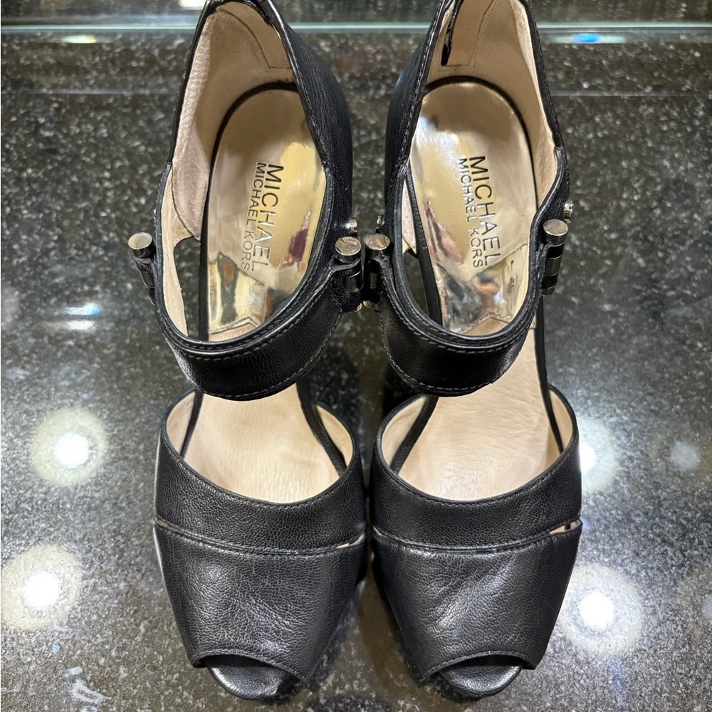 Michael Kors Black Heels Elegant Design